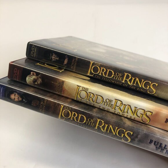 LORD OF THE RINGS Trilogy Fellowship / Two Towers / Return - DVD (Full Screen) - Picture 11 of 13